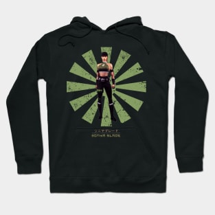 Sonya Blade Retro Japanese Mortal Kombat Hoodie